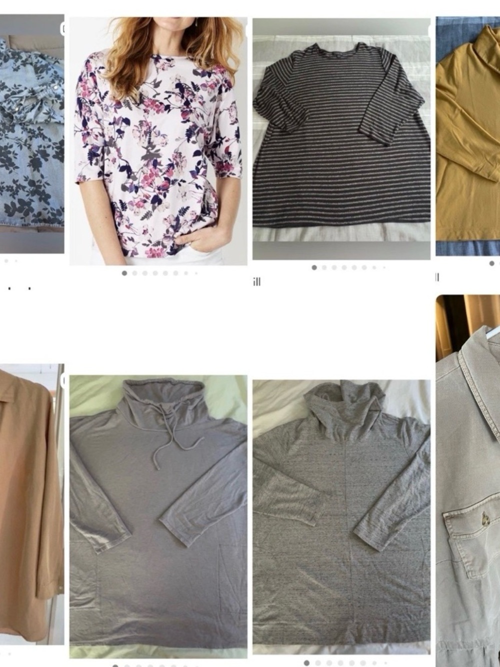 Bundle of 8 J.Jill Pure Jill Size 2X (One 3X) Tops & Jacket Excellent Condition